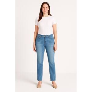 Ann Taylor Blue Denim Jeans Modern Straight 32